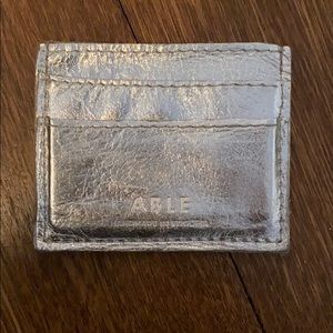 ABLE Metallic sustainable ecofriendly card holder
